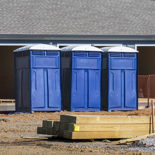 what is the cost difference between standard and deluxe porta potty rentals in Porterville MS